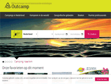 Tablet Screenshot of outcamp.nl